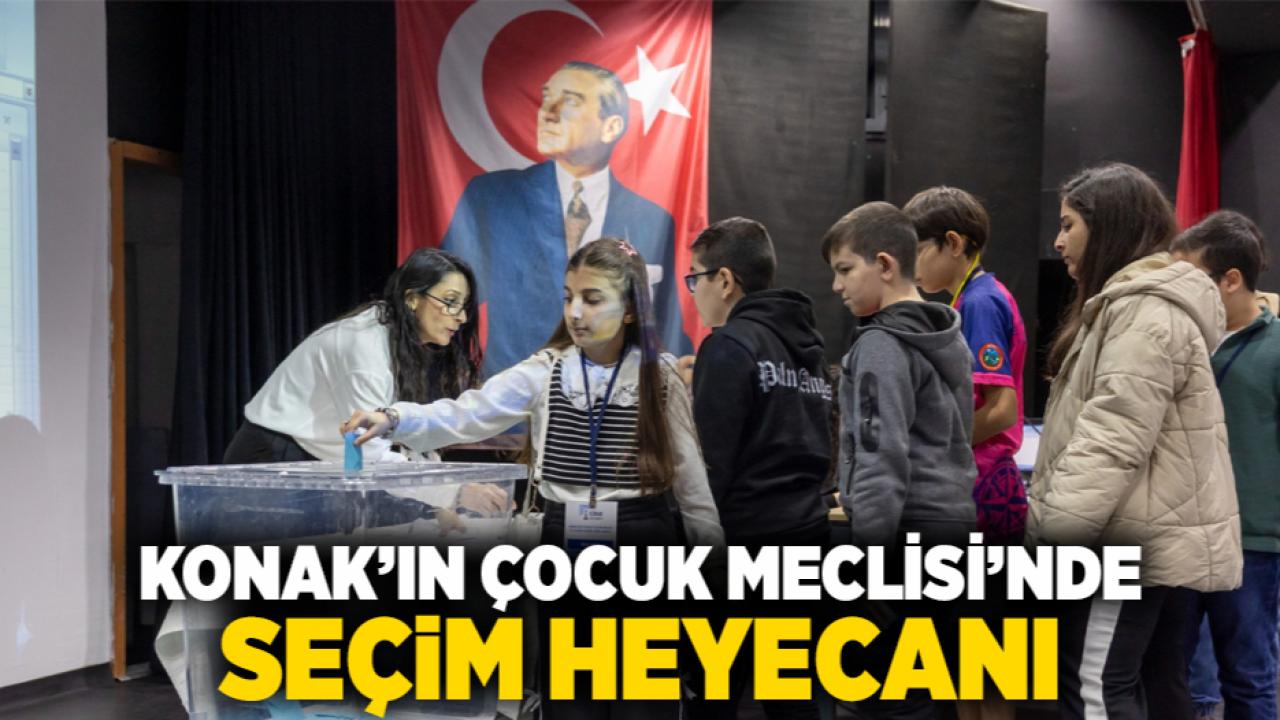 Konak’ın Çocuk Meclisi’nde seçim heyecanı