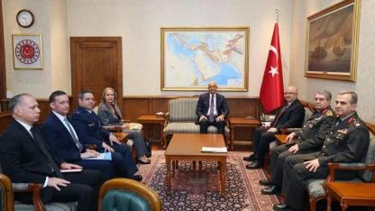 Milli Savunma Bakanı Yaşar Güler, ABD'nin Ankara Büyükelçisi'ni kabul etti