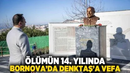 Ölümün 14. Yılında Bornova’da Denktaş’a Vefa