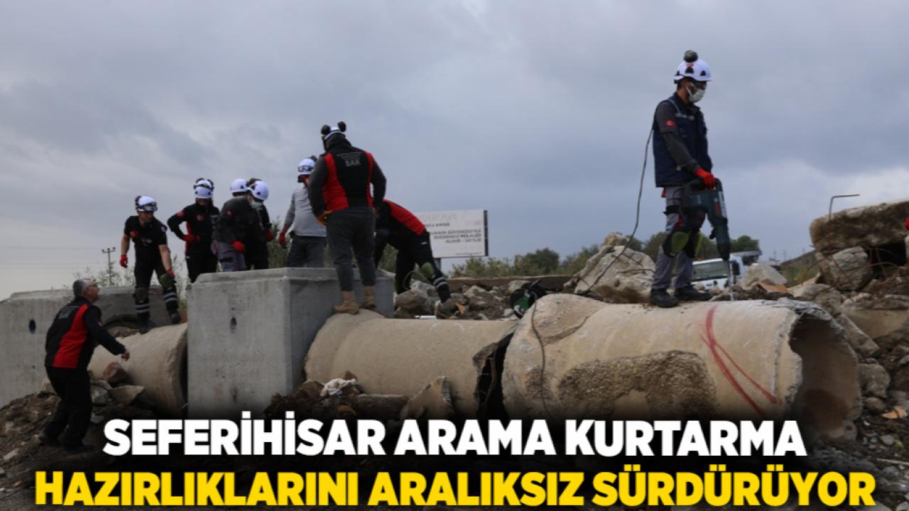 Seferihisar Arama Kurtarma hazırlıklarını aralıksız sürdürüyor
