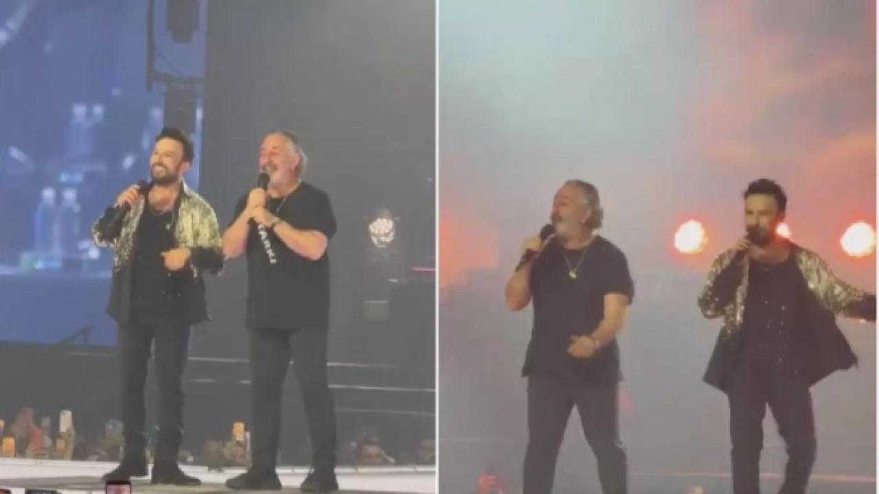 Tarkan konserinde Cem Yılmaz sürprizi: Kuzu Kuzu'yu birlikte söylediler