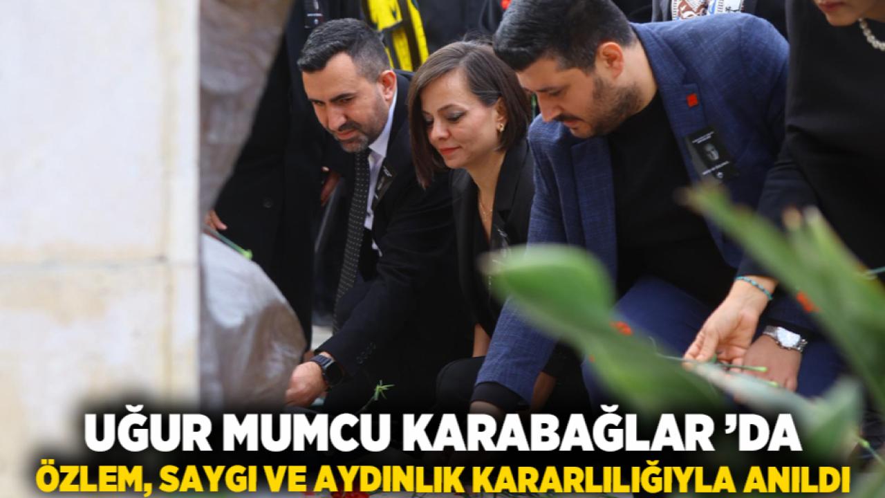 Uğur Mumcu Karabağlar ’da Özlem, Saygı ve Aydınlık Kararlılığıyla Anıldı