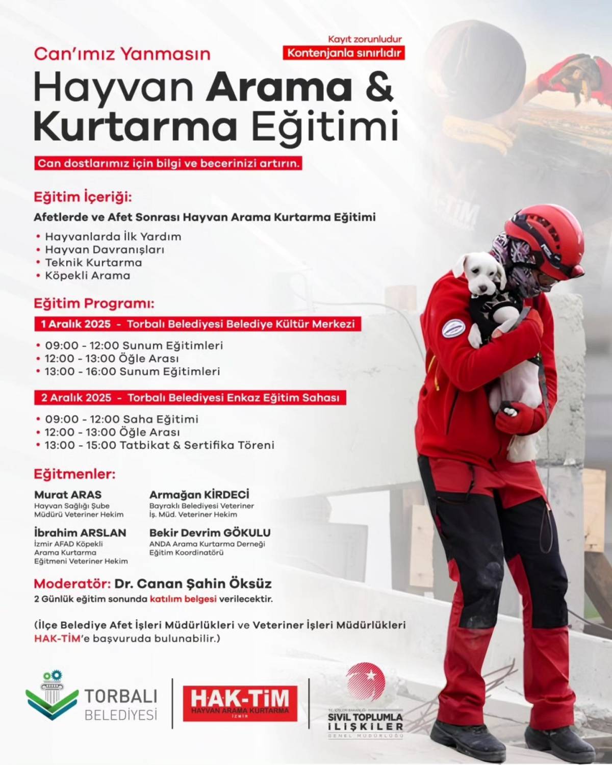 Afetlere Hazırlıkta Öncü Torbalı: 30 Belediyeye Sertifikalı Eğitim