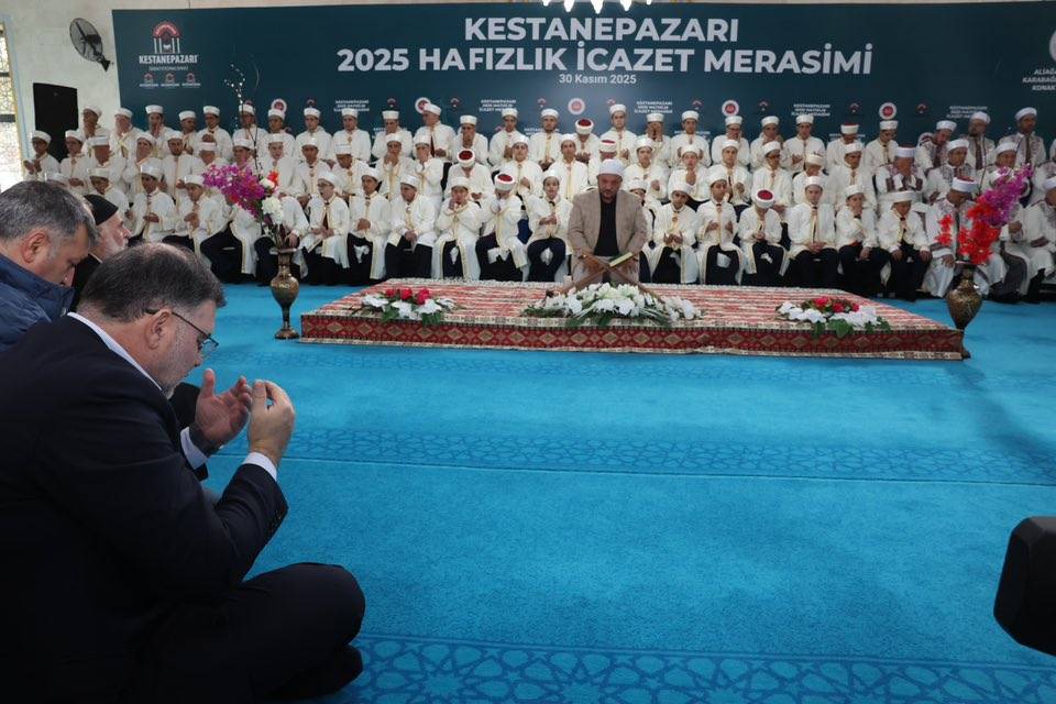 Bilal Saygılı, Kestanepazarı 2025 Hafızlık İcazet Merasimi’ne katıldı