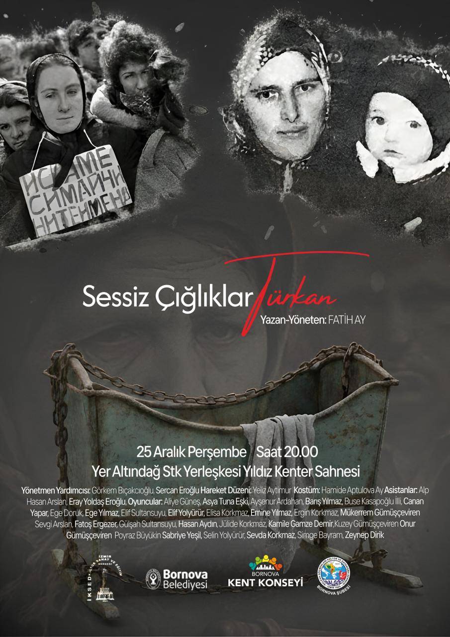 “Sessiz Çığlıklar Türkan” oyunu Bornovalı seyirciyle buluşacak