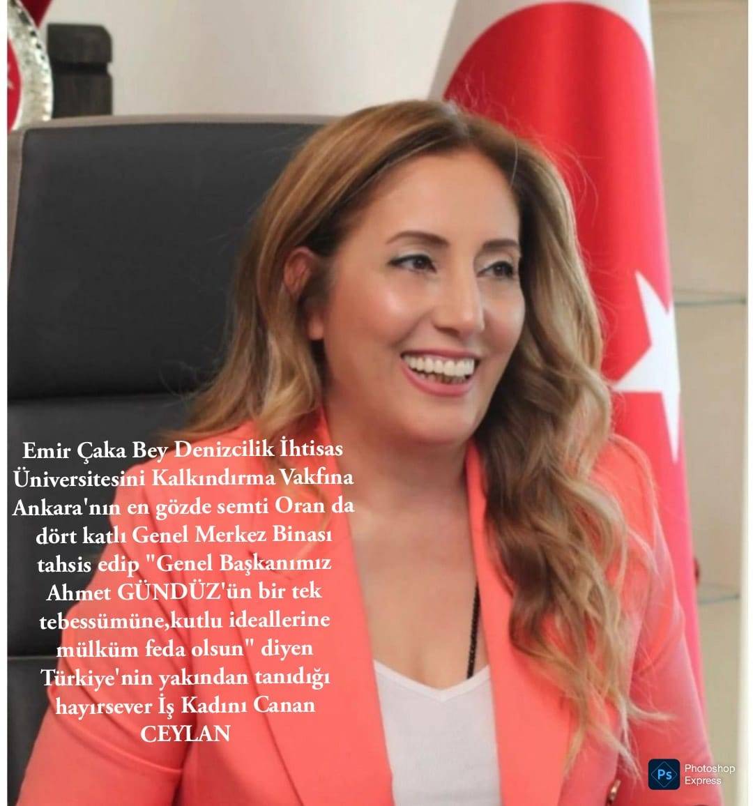 Canan Ceylan'dan Emir Çaka Bey'e Yeni Merkez Bina Desteği