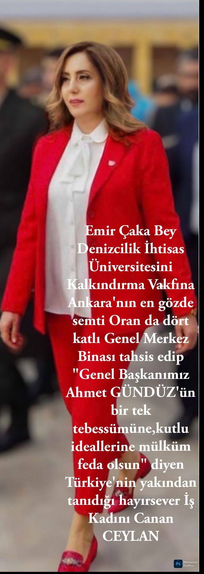 Canan Ceylan'dan Emir Çaka Bey'e Yeni Merkez Bina Desteği