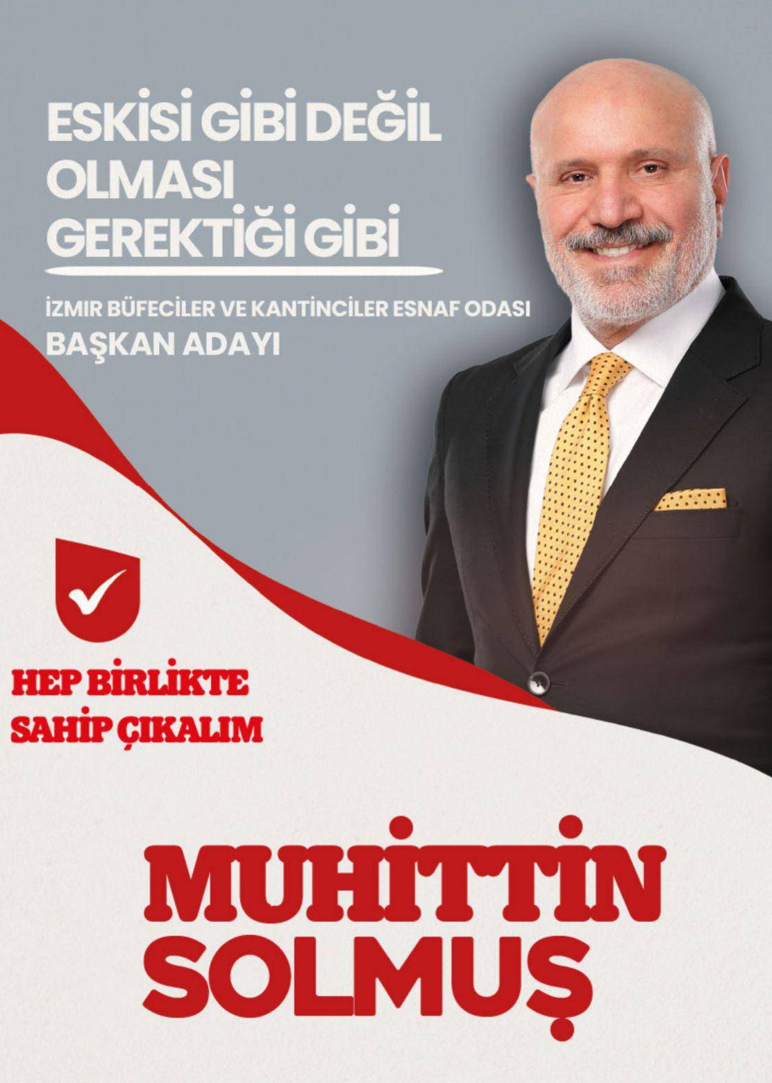 İzmir Büfeciler Odası’nda Değişim Rüzgârı: Muhittin Solmuş Başkan Adayı